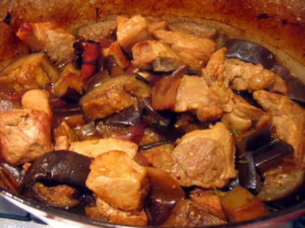 Extraordinaire pot au feu de porc et aubergines à l'orientale - Préparation etape 7