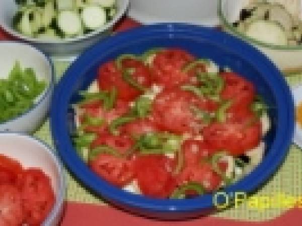 Tajine aux légumes de l'été - Préparation etape 2