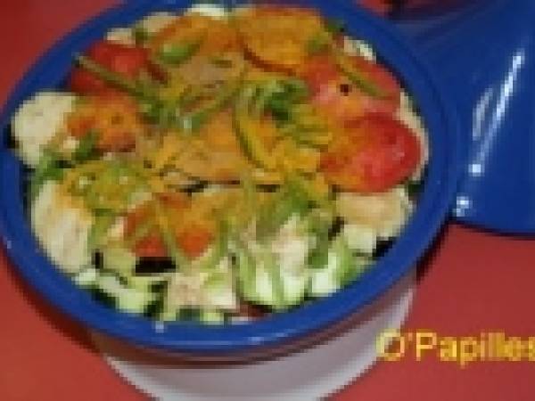 Tajine aux légumes de l'été - Préparation etape 3