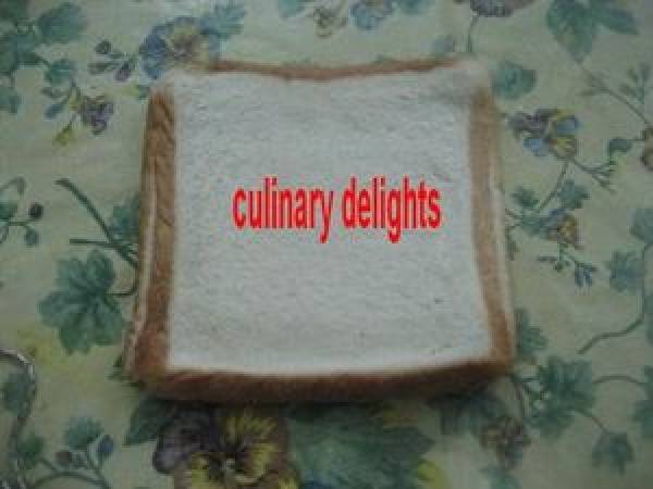 Ramadan: sandwich de toasts pannes - Préparation etape 1