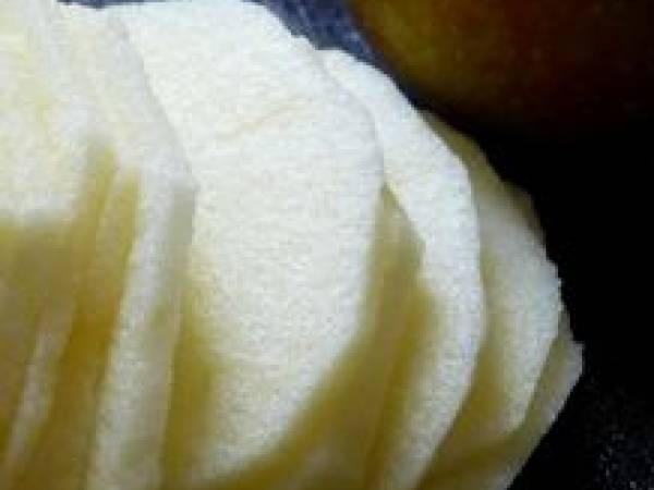 Gâteau aux pommes aux éclats de caramel - Préparation etape 2