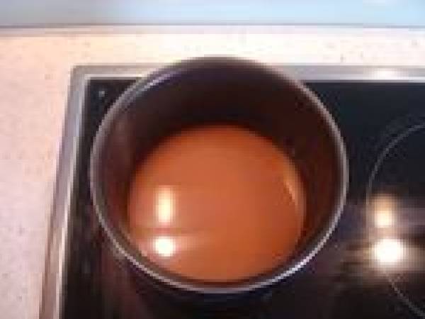 Gâteau mousse de Framboise - Préparation etape 1