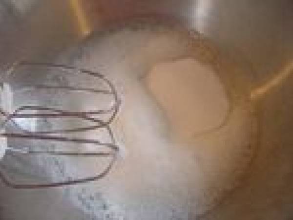 Gâteau mousse de Framboise - Préparation etape 2