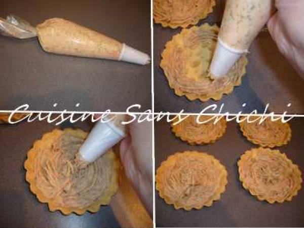 Tartelettes à la mousse de saumon fumé - Préparation etape 9