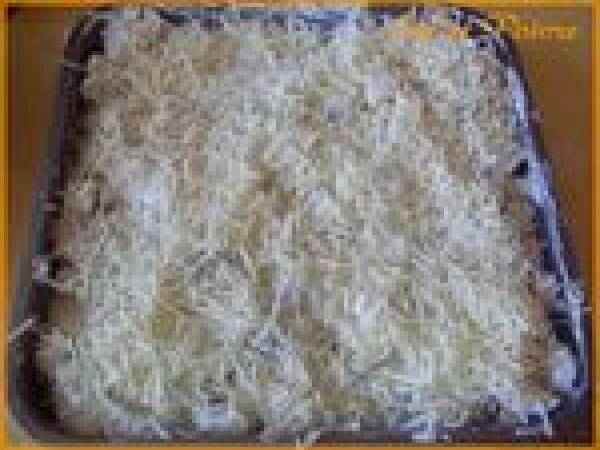 Gratin de poulet, pommes de terre, maïs et petits pois - Préparation etape 4