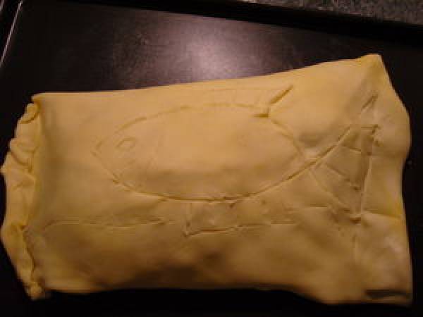 Feuilleté au saumon - Préparation etape 4