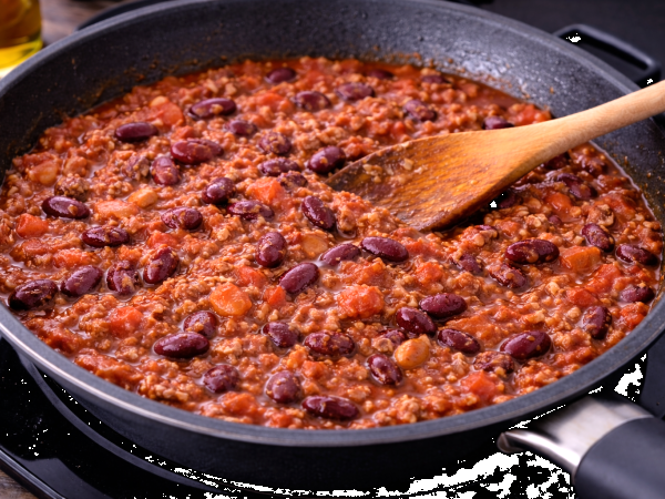 Mijoté épicé de viande hachée et tomates - Préparation etape 5