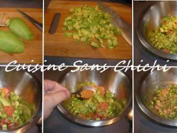 Aumônières de saumon fumé, garnies d'un tartare de saumon - Préparation etape 5