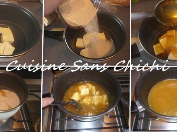 Sapin de Noël aux saveurs de pain d'épices - Préparation etape 1