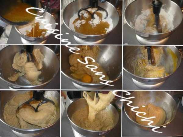 Sapin de Noël aux saveurs de pain d'épices - Préparation etape 3