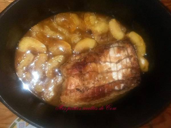 Rôtis de porc aux saveurs de noel - Préparation etape 1