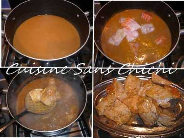 Marmite de la mer et sa sauce rouille - Préparation etape 9