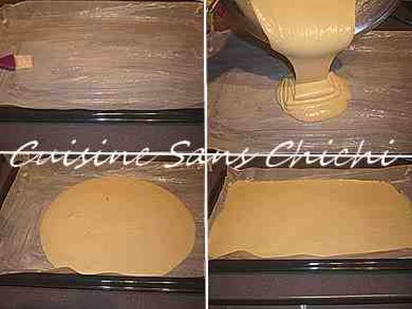 Boules individuelles de Noël, biscuit, mousse chocolat coeur de framboise - Préparation etape 3