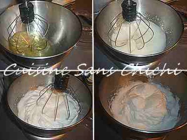 Boules individuelles de Noël, biscuit, mousse chocolat coeur de framboise - Préparation etape 7