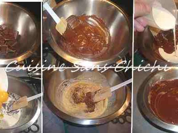 Boules individuelles de Noël, biscuit, mousse chocolat coeur de framboise - Préparation etape 8