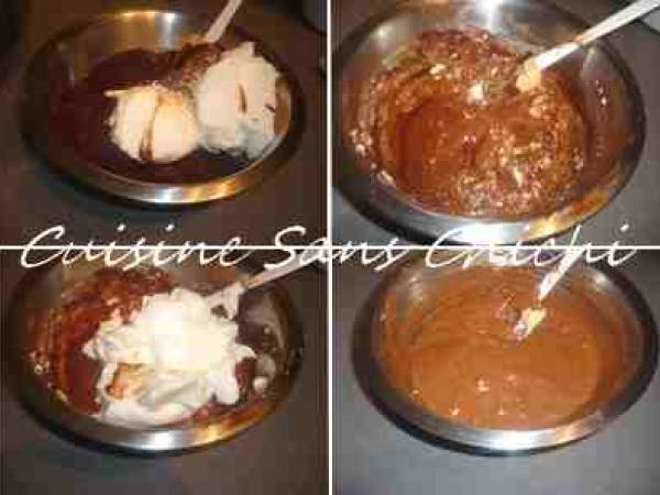 Boules individuelles de Noël, biscuit, mousse chocolat coeur de framboise - Préparation etape 9