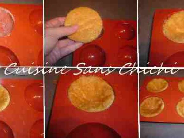 Boules individuelles de Noël, biscuit, mousse chocolat coeur de framboise - Préparation etape 11