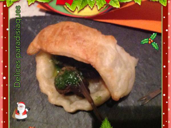 Panier feuilleté aux escargots de Bourgogne - Préparation etape 4