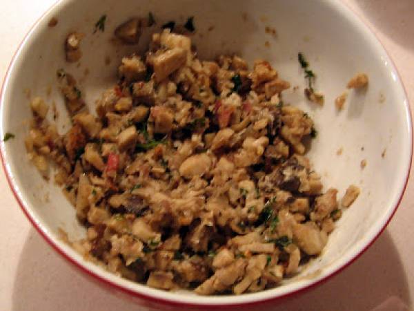 Palombes farcies aux cèpes - Wildtauben mit Steinpilzfüllung - Préparation etape 3