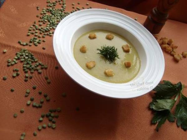 Potage Saint-Germain aux Croûtons - Préparation etape 5