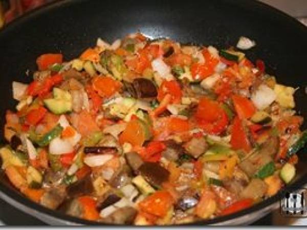 Tourte flan de légumes - Préparation etape 2