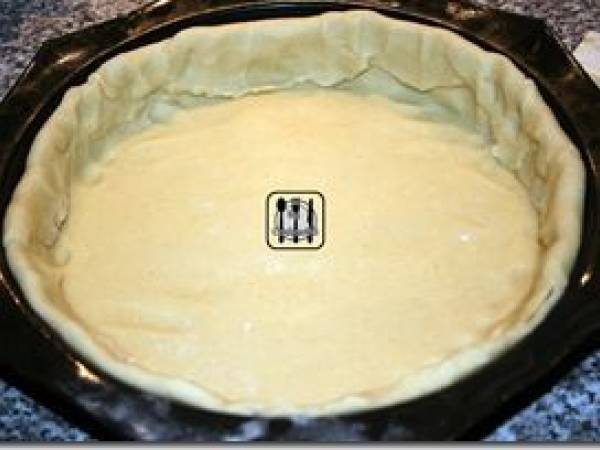 Tourte flan de légumes - Préparation etape 3