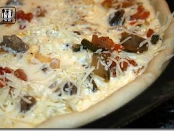 Tourte flan de légumes - Préparation etape 6