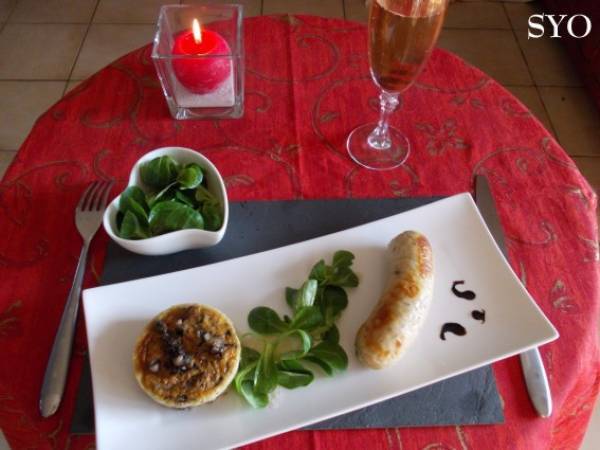 Authentiques Petits Flans aux Champignons pour Boudin Blanc Forestier - Préparation etape 6