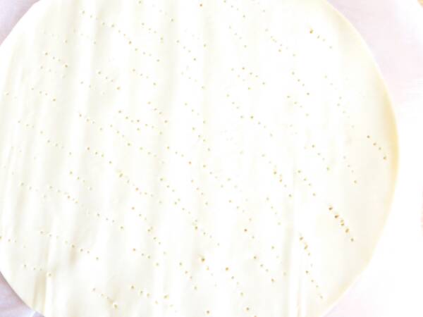 Galette des rois à la compote de poires - Préparation etape 1