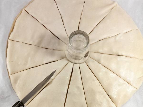 Galette du roi Soleil : Amande & Chocolat - Préparation etape 3