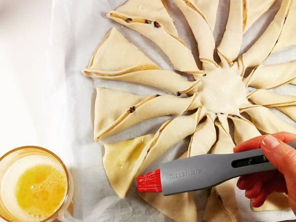 Galette du roi Soleil : Amande & Chocolat - Préparation etape 4