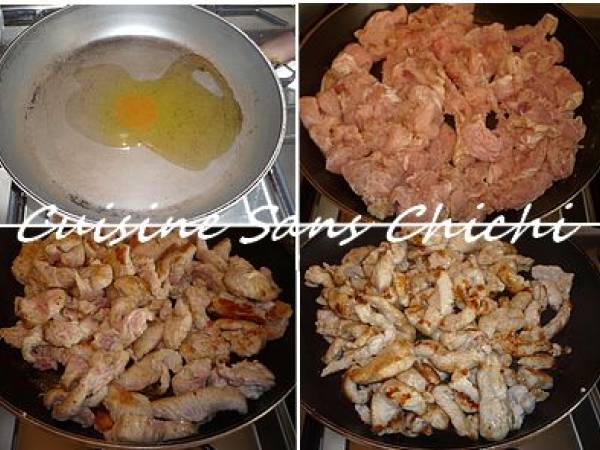 Sauté de dinde aux olives - Préparation etape 4