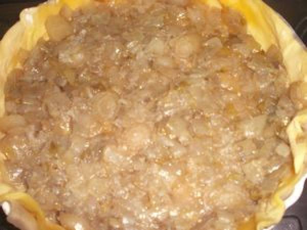 TARTE AUX ENDIVES ET MAROILLES - Préparation etape 4