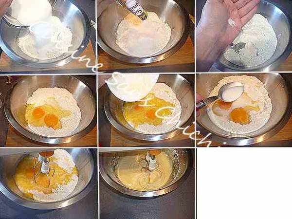 Gâteau Normand aux pommes - Préparation etape 6