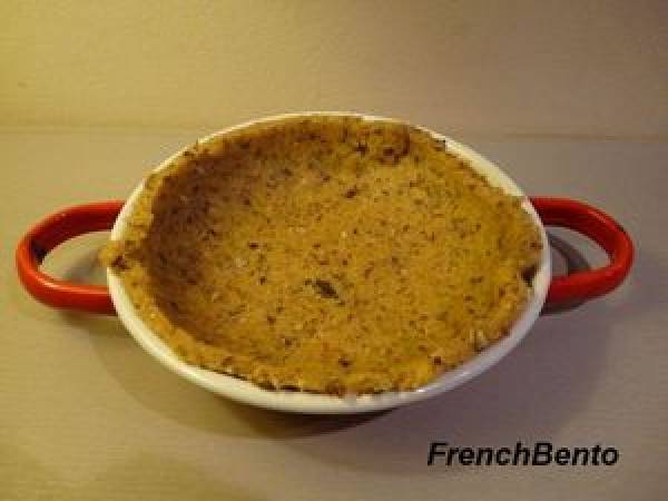 Tarte épinard, pecorino et graines torréfiées [le serpent se mord la queue] - Préparation etape 4