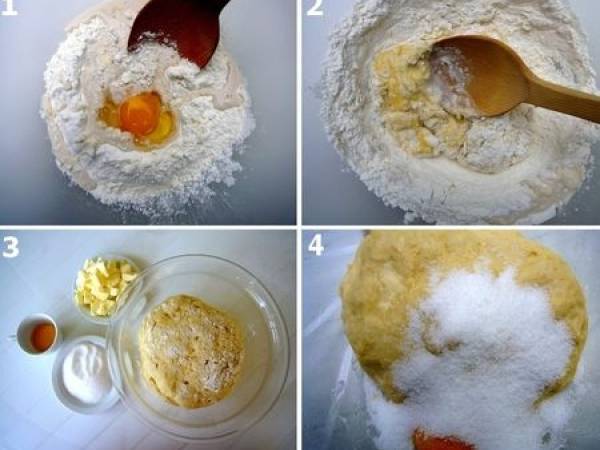 Panettone italien traditionnel - Préparation etape 1