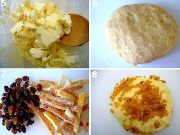 Panettone italien traditionnel - Préparation etape 2