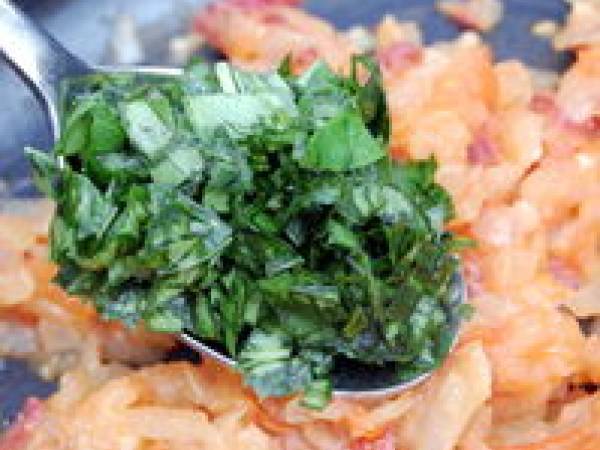 Huitres tomates & bacon gratinées au parmesan - Préparation etape 4