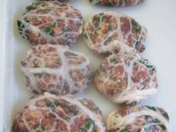 Caillettes de Sanglier au Beaulolais Nouveau - Préparation etape 6