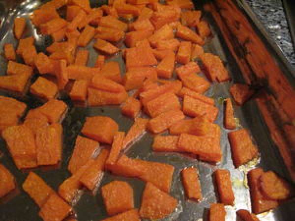 Risotto à la courge et aux épinards, piment nora - Préparation etape 2