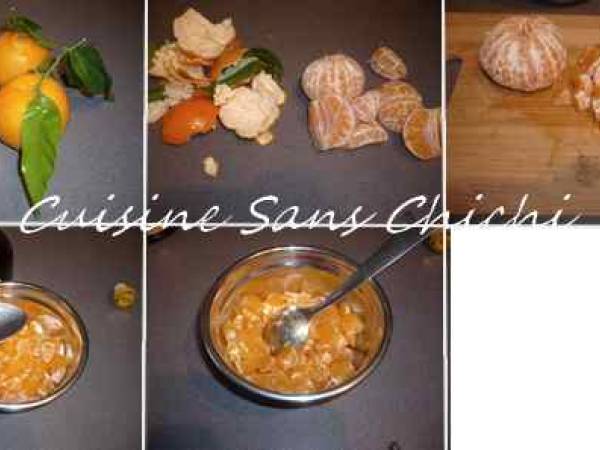 Nems chocolat, clémentines et sa sauce orange, Grand-Marnier. - Préparation etape 3