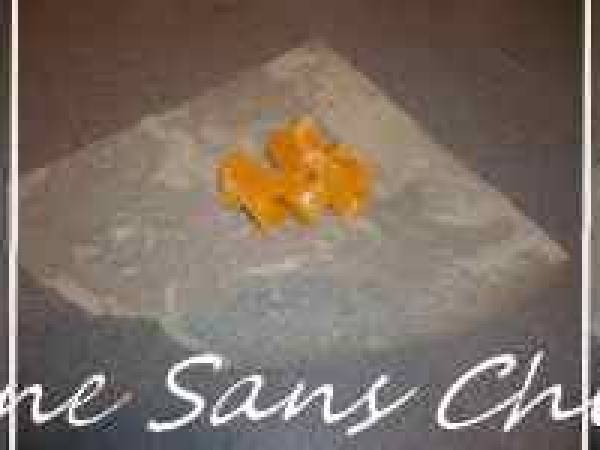 Nems chocolat, clémentines et sa sauce orange, Grand-Marnier. - Préparation etape 6