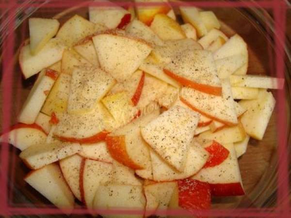 Petits boudins antillais aux deux pommes - Préparation etape 3