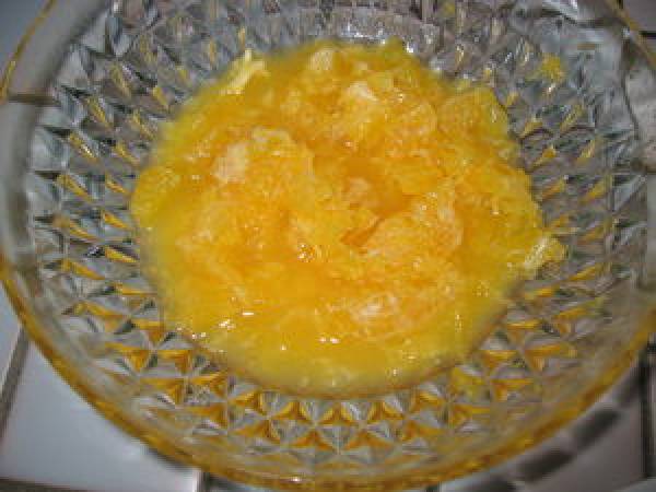 Irrésistible fondant à l'orange au chocolat noir - Préparation etape 1