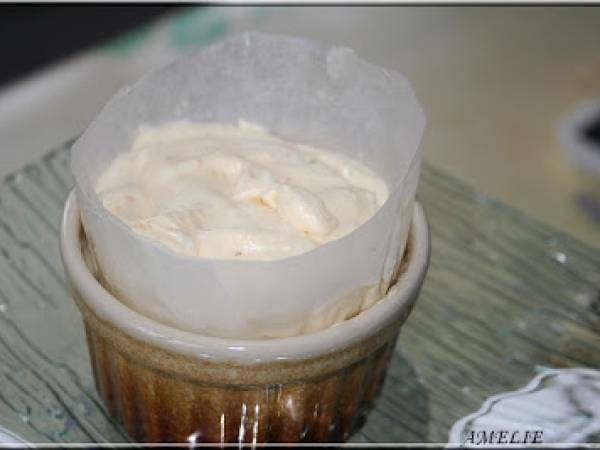 MOUSSE DE MANDARINE ET GRAND MARNIER AU CHOCOLAT BLANC - Préparation etape 6