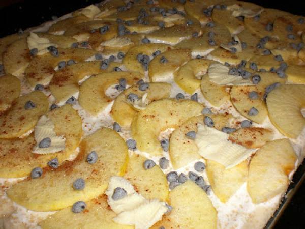 Flammekueche aux pommes - Préparation etape 3