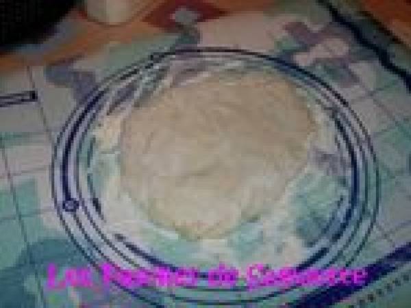 Recette de pizza maison pommes de terre bacon oignon rouge - Préparation etape 1