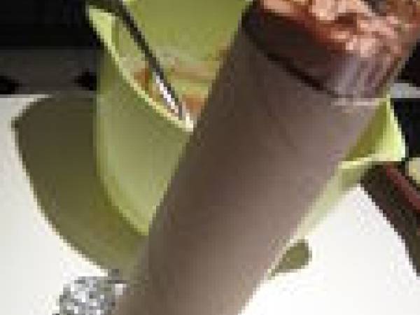 Bûche poire-chocolat - Préparation etape 1