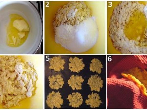 Tuiles aux amandes de Lenôtre - Préparation etape 1