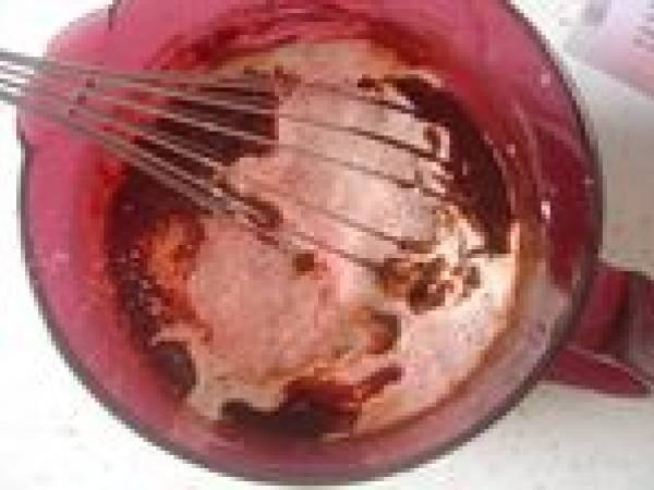 Bûche de Noël Chocolat - Préparation etape 2